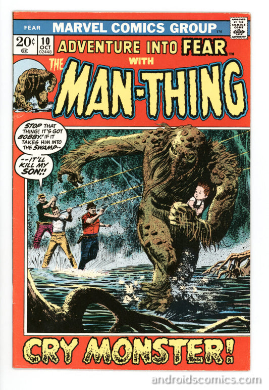 Adventure into Fear #10  FN  1st solo Man-Thing