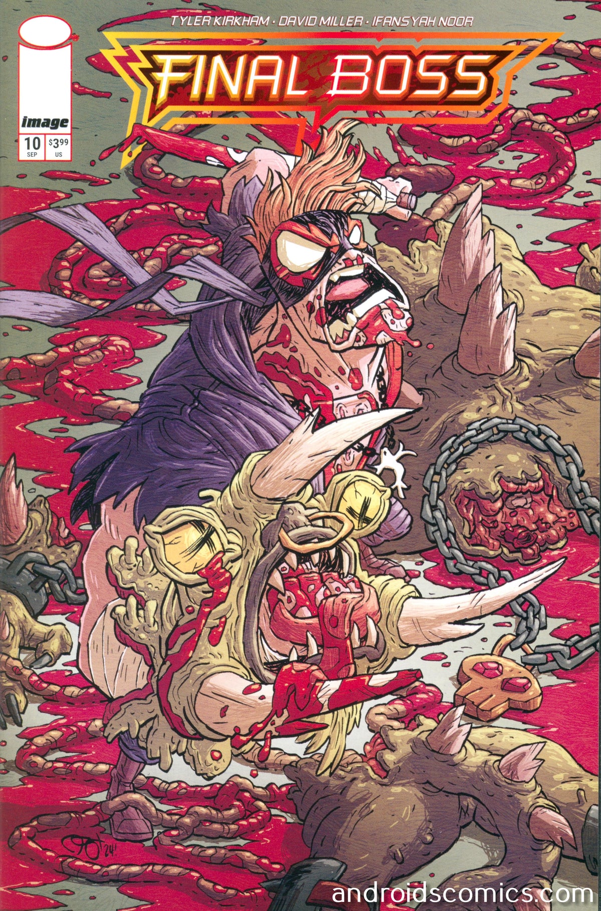 Final Boss #10 Cover C Derek Hunter Variant (Mature)
