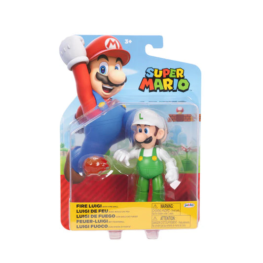 Super Mario Fire Luigi (with Fireball)  World of Nintendo