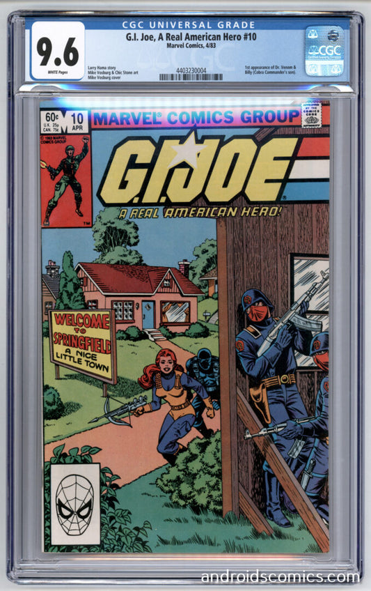 G.I. Joe #10 CGC 9.61st App. of Dr. Venom
