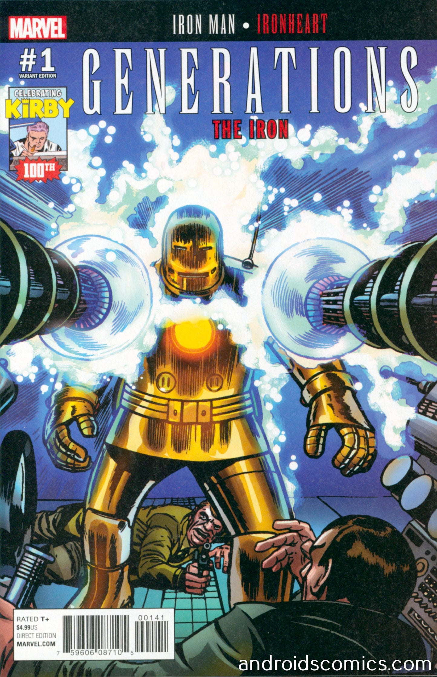Generations Iron Man & Ironheart #1 Kirby 100 Variant