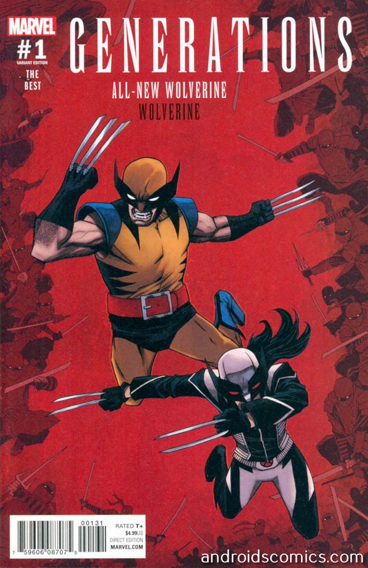 Generations Wolverine & All New Wolverine #1 Declan Shalvey 1:25 Variant