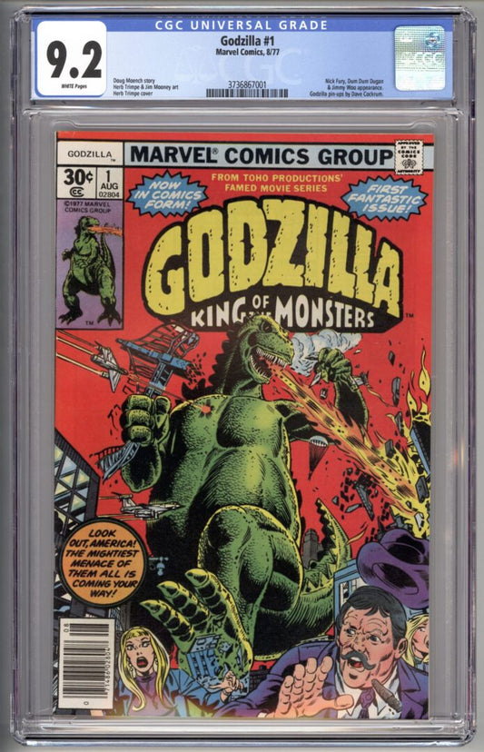 Godzilla #1  CGC 9.2