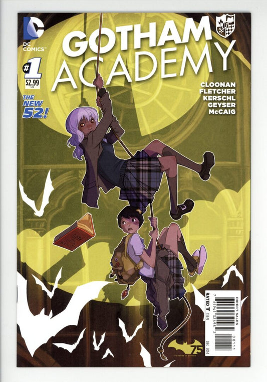 Gotham Academy #1  NM-  1st appearance of Olive Silverlock,  Kyle and Mia 'Maps' Mizoguchi