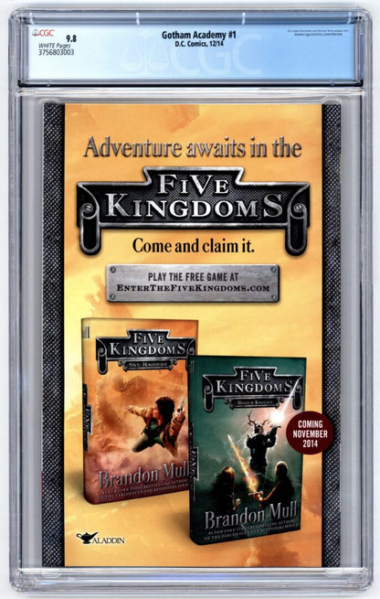 Gotham Academy #1  CGC 9.8  1st appearance of Olive Silverlock,  Kyle and Mia 'Maps' Mizoguchi