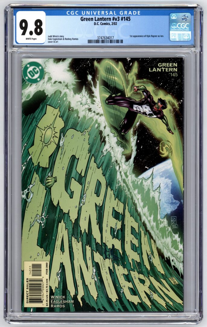 Green Lantern #145  CGC 9.8  1st appearance of Kyle Rayner Ion