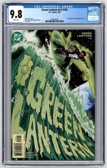 Green Lantern #145  CGC 9.8  1st appearance of Kyle Rayner Ion