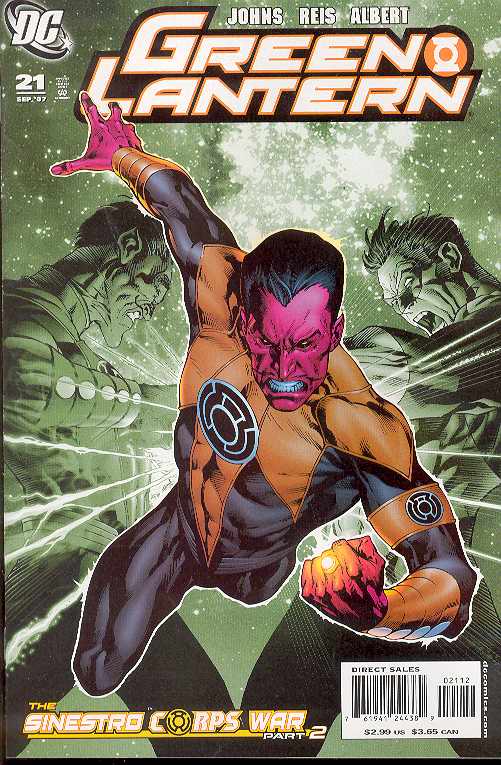 Green Lantern #21  2nd Print  NM