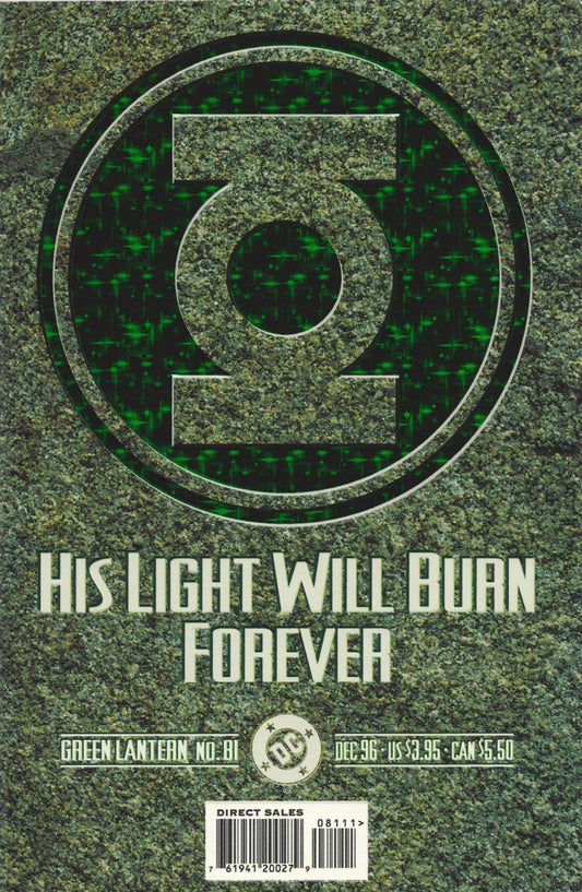 Green Lantern #81  NM  Funeral of Hal Jordan