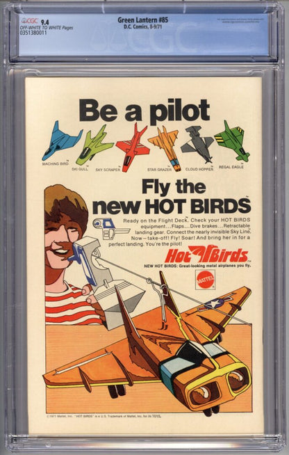 Green Lantern #85  CGC 9.4