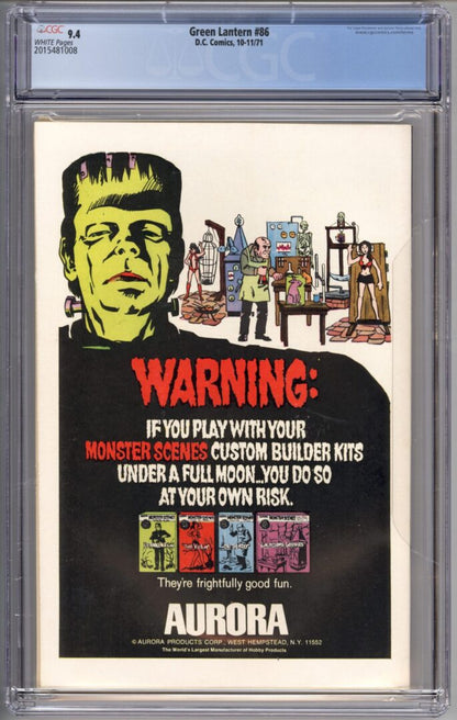 Green Lantern #86  CGC 9.4