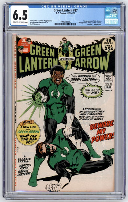Green Lantern #87  CGC 6.5  1st appearance of John Stewart
