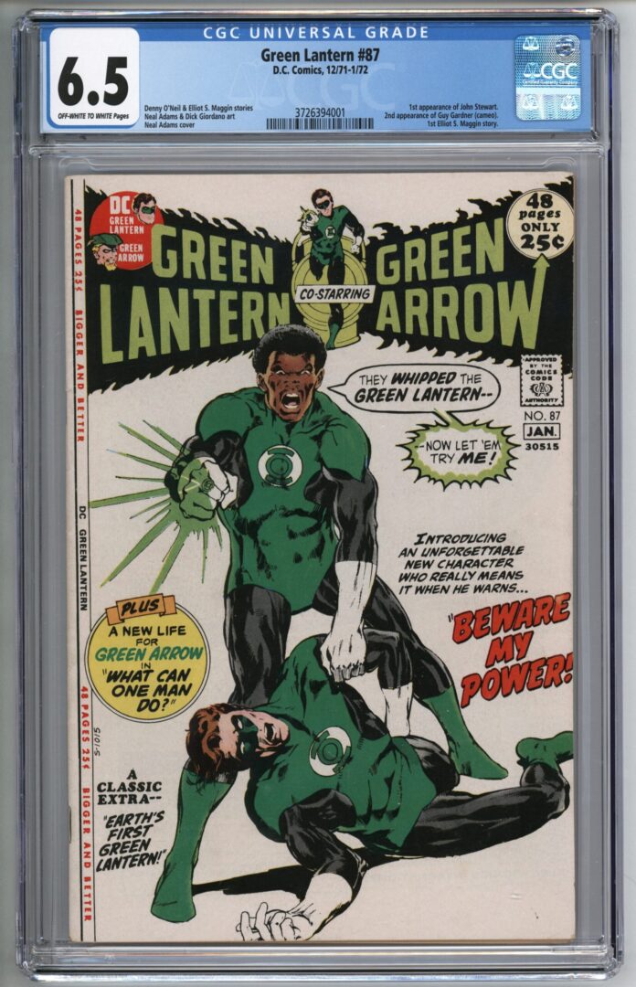 Green Lantern #87  CGC 6.5  1st appearance of John Stewart