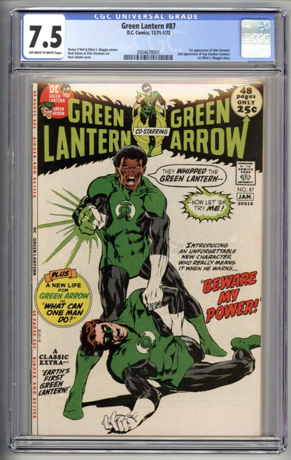 Green Lantern #87  CGC 7.5  1st appearance of John Stewart