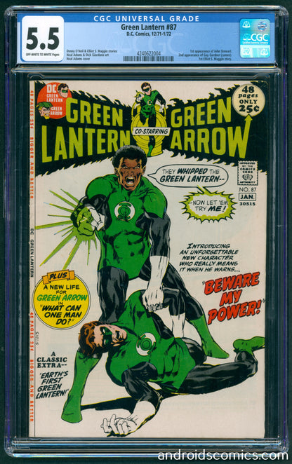 Green Lantern #87 CGC 5.5 1st App. of John Stewart