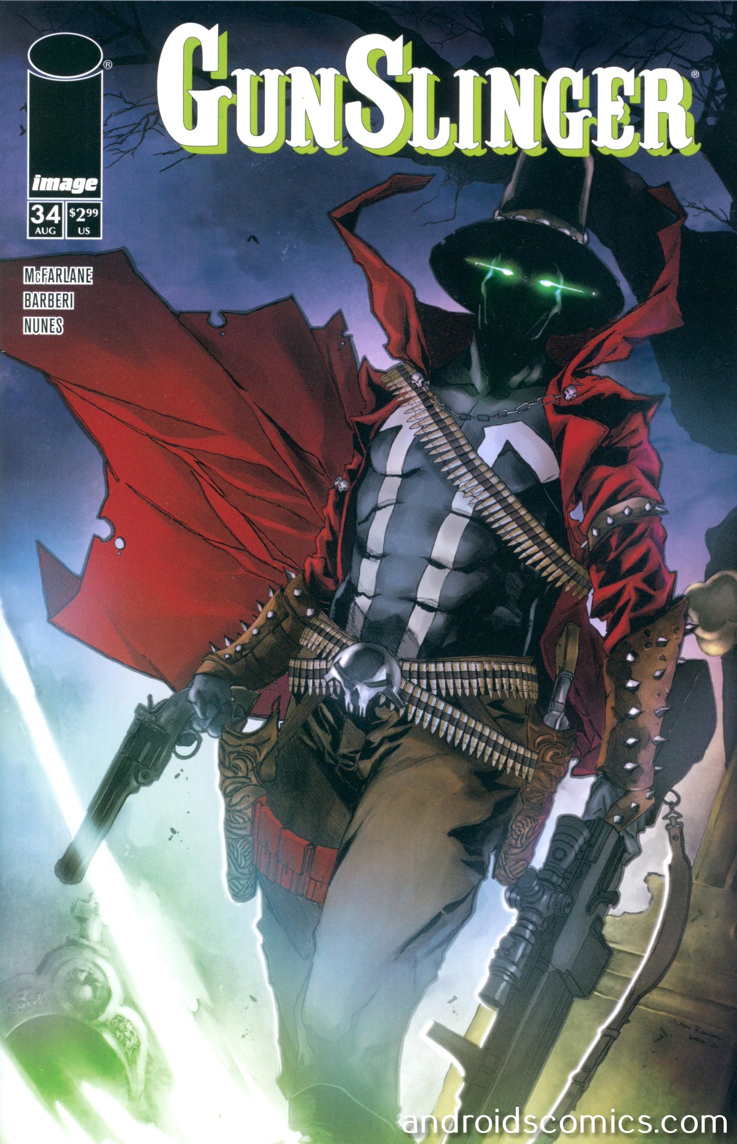 Gunslinger Spawn #34 Cover A Von Randal