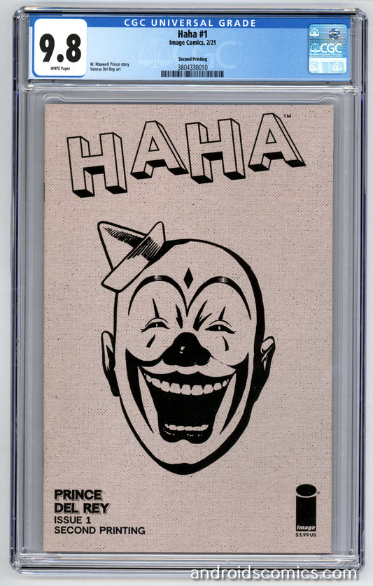 HAHA #1  2nd Print  CGC 9.8