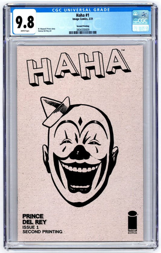 HAHA #1  2nd Print  CGC 9.8