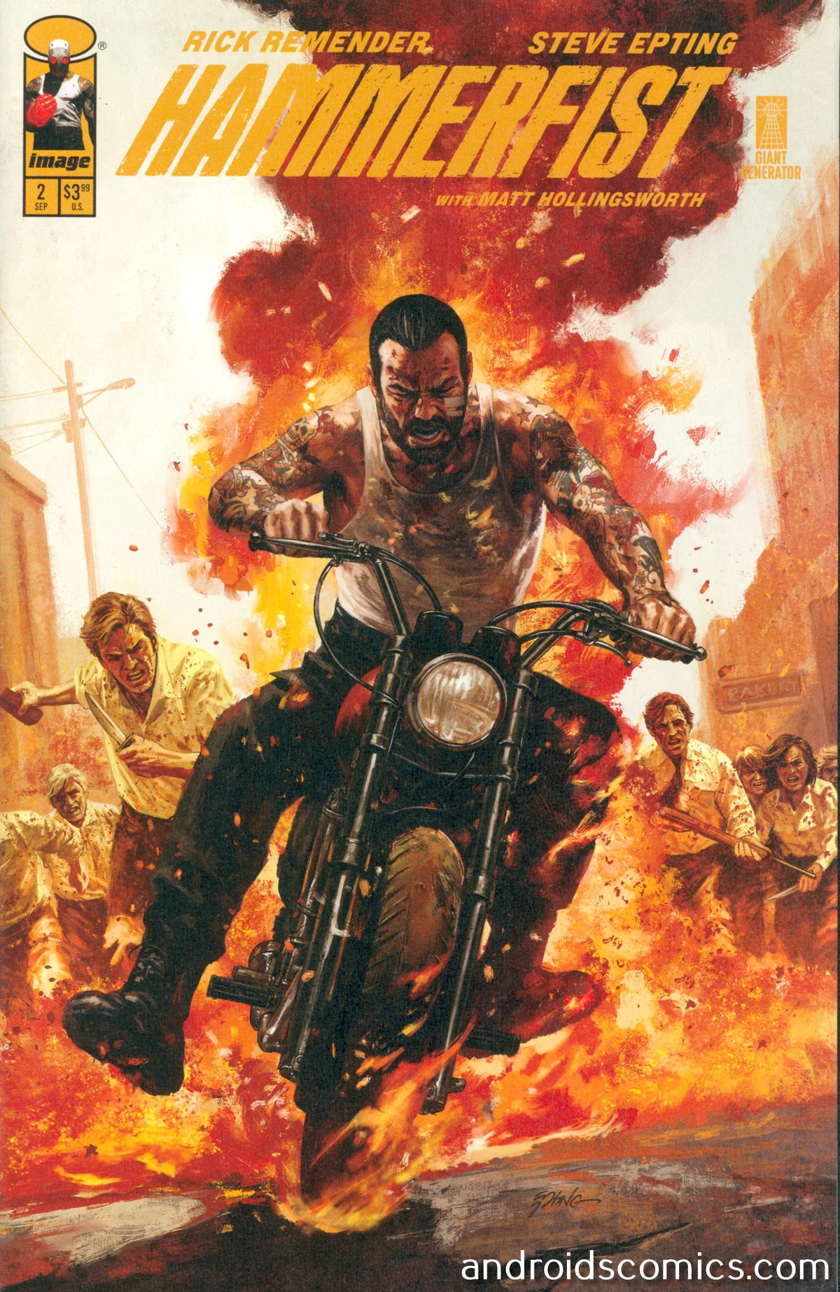 Hammerfist #2 Cover A Steve Epting (Mature)