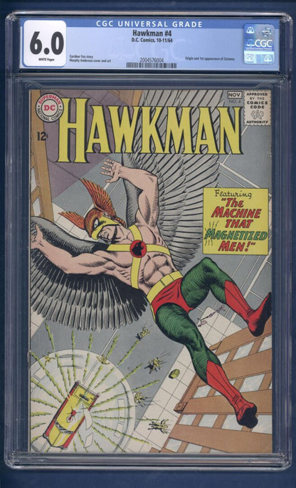 Hawkman #4  CGC 6.0  Origin and 1st appearance of Zantanna