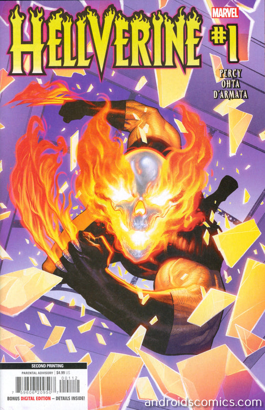 Hellverine #1 Martin Coccolo 2 Nd Printing Variant