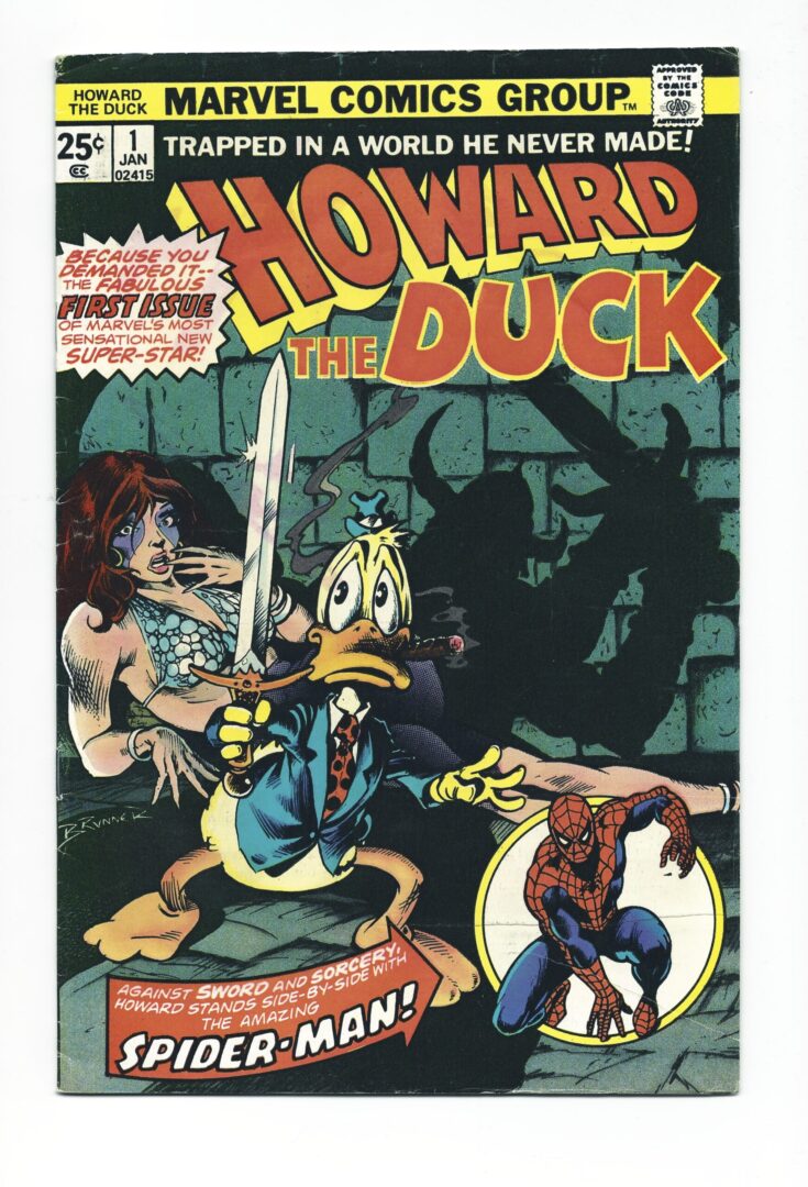 Howard the Duck #1  VG  1st appearance of Beverly Switzler