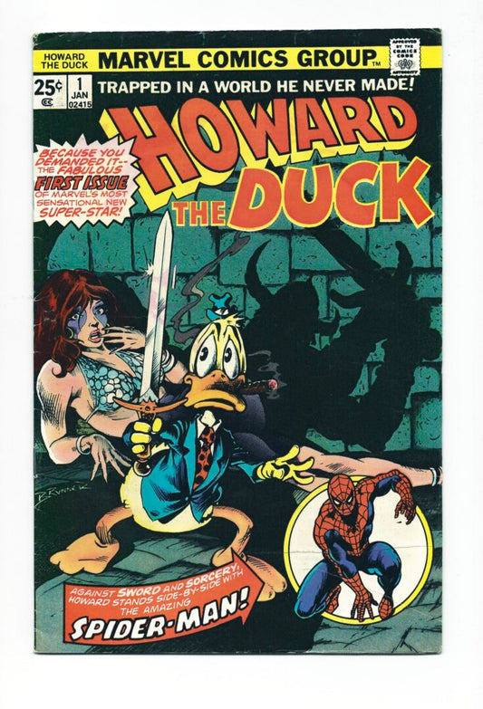 Howard the Duck #1  VG  1st appearance of Beverly Switzler