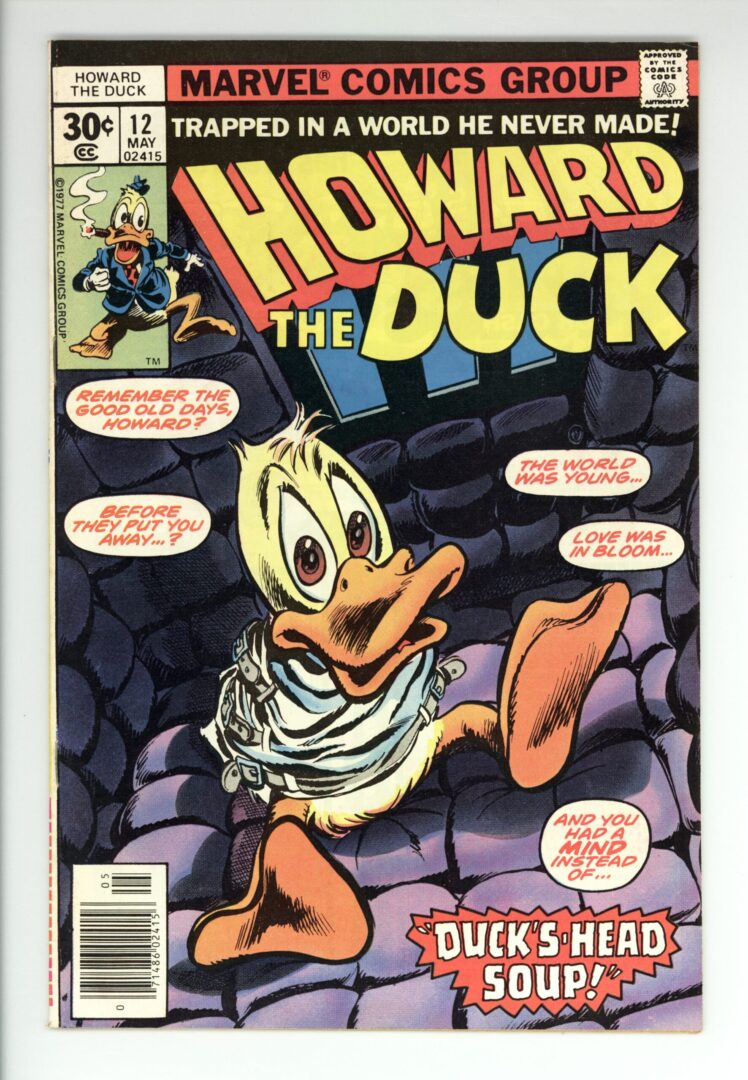 Howard the Duck #12  VF- 1st cameo appearance of Kiss