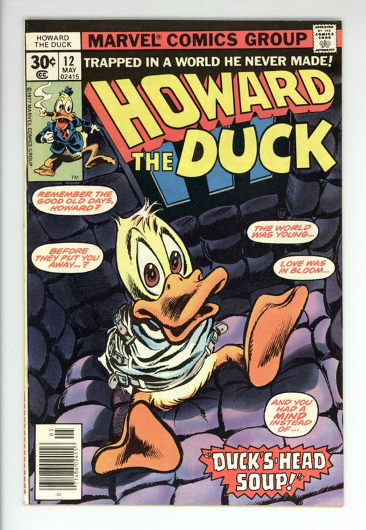 Howard the Duck #12  VF- 1st cameo appearance of Kiss