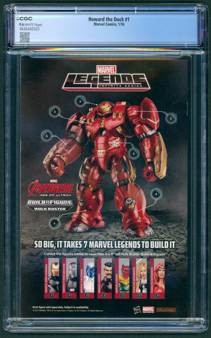 Howard the Duck #1  CGC 9.6  1st App. of Gwenpool (Copy)