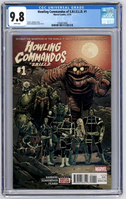 Howling Commandos of Shield #1  CGC 9.8  1st appearance of Glyph