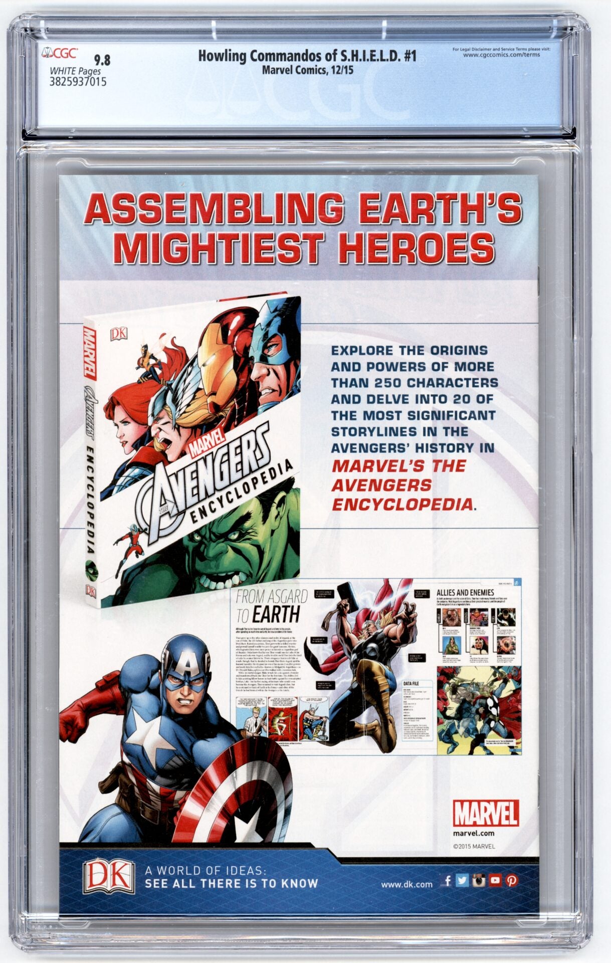 Howling Commandos of Shield #1  CGC 9.8 1st appearance of Glyph