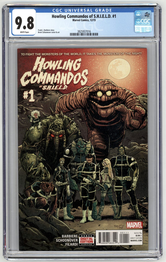 Howling Commandos of Shield #1 CGC 9.8  1st appearance of Glyph