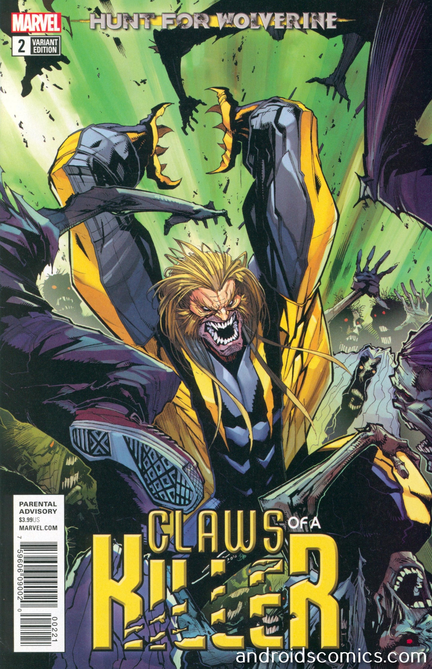 Hunt For Wolverine Claws Of Killer #2 (Of 4) Guice Variant
