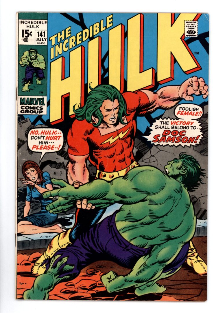 Incredible Hulk #141  FN  Origin and 1st appearance of Doc Samson