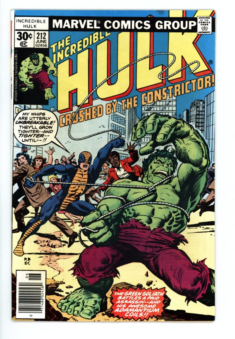 Incredible Hulk #212  VF-  1st appearance of the Constrictor