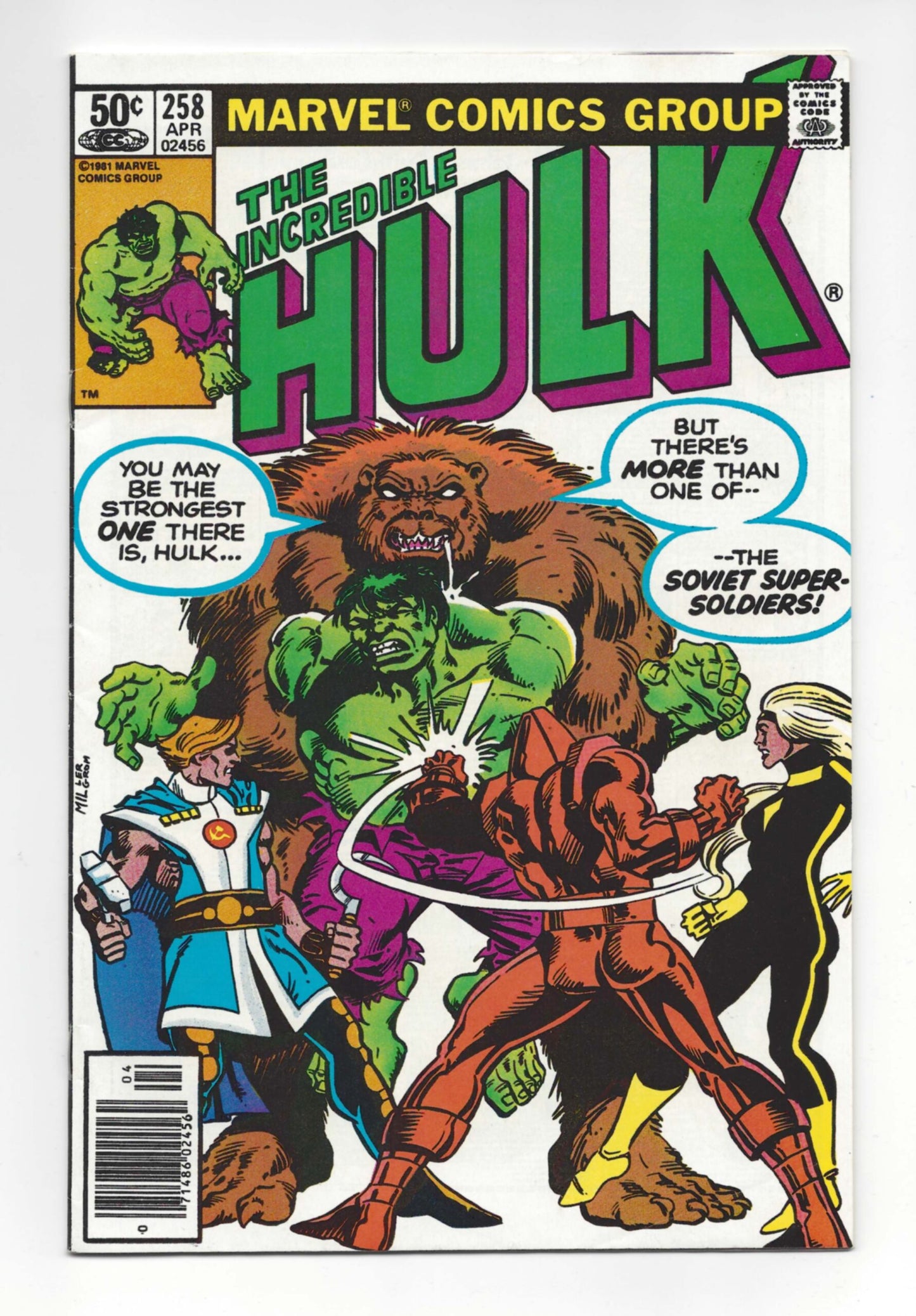 Incredible Hulk #258  FN-  1st appearance of Ursa Major