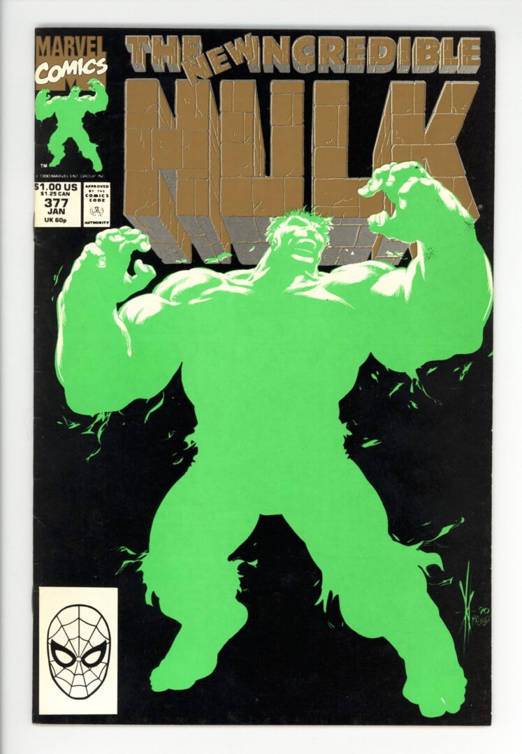 Incredible Hulk #377  FN-  2nd Print 1st appearance of the Professor Hulk