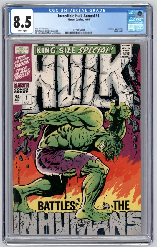 Incredible Hulk Annual #1  CGC 8.5