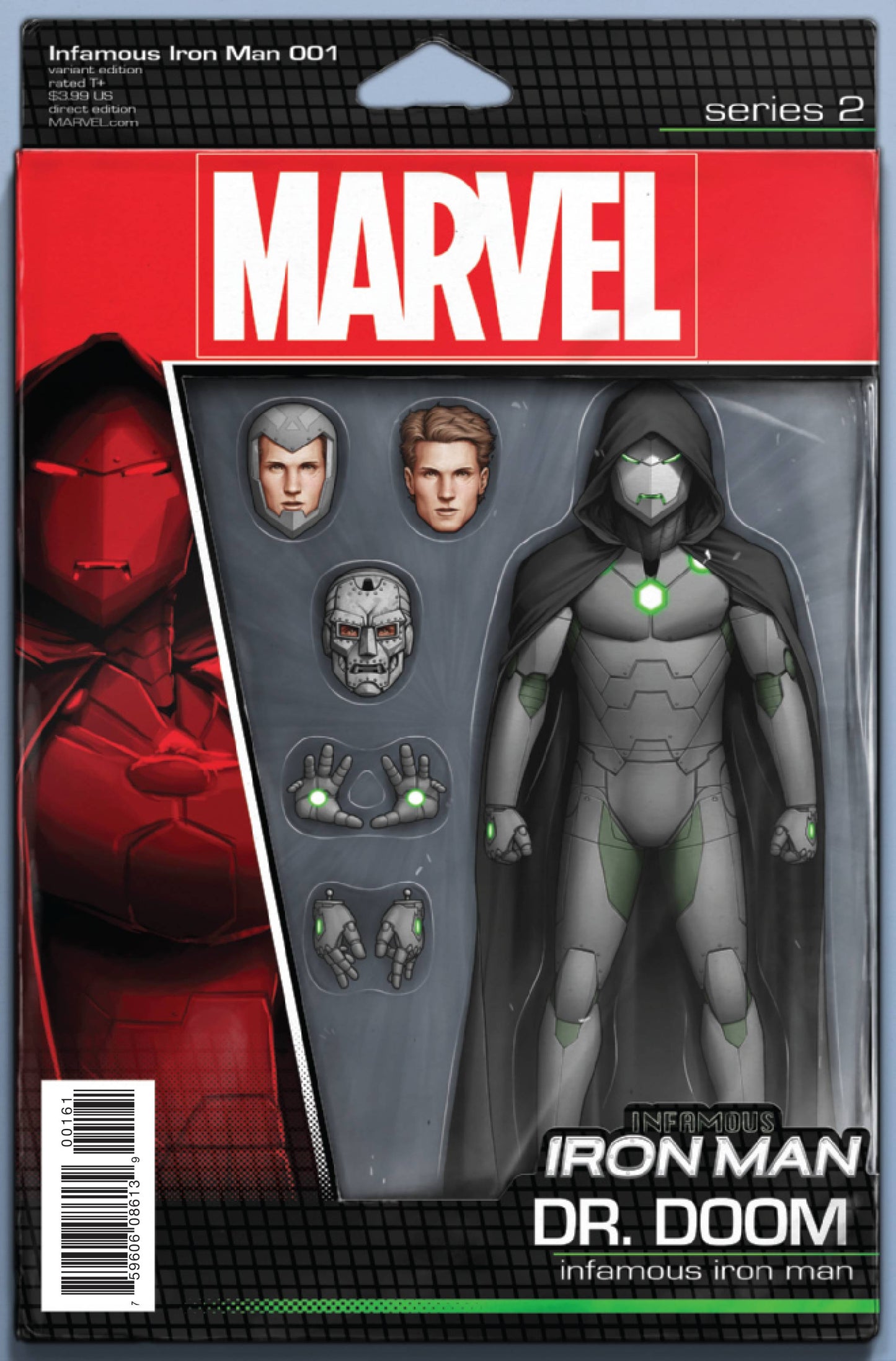 INFAMOUS IRON MAN #1 CHRISTOPHER ACTION FIGURE VAR NM