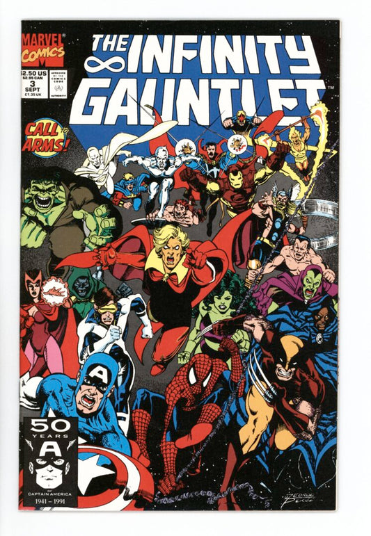 Infinity Gauntlet #3  NM  1st appearance of Terraxia