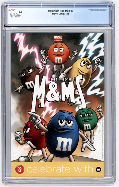 Invincible Iron Man #9  CGC 9.8  1st full appearance of Riri Williams