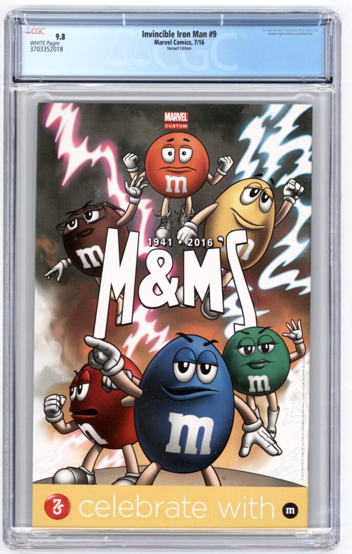 Invincible Iron Man #9  CGC 9.8  Variant  1st appearance of Riri Williams