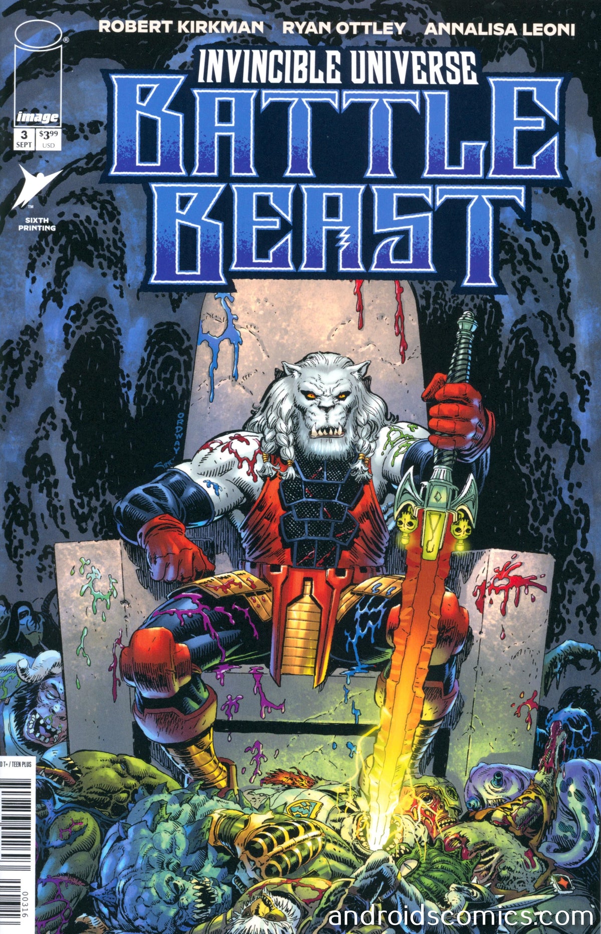 Invincible Universe Battle Beast #3 6 Th Printing