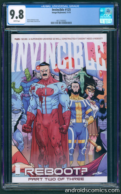 Invincible #125 CGC 9.8