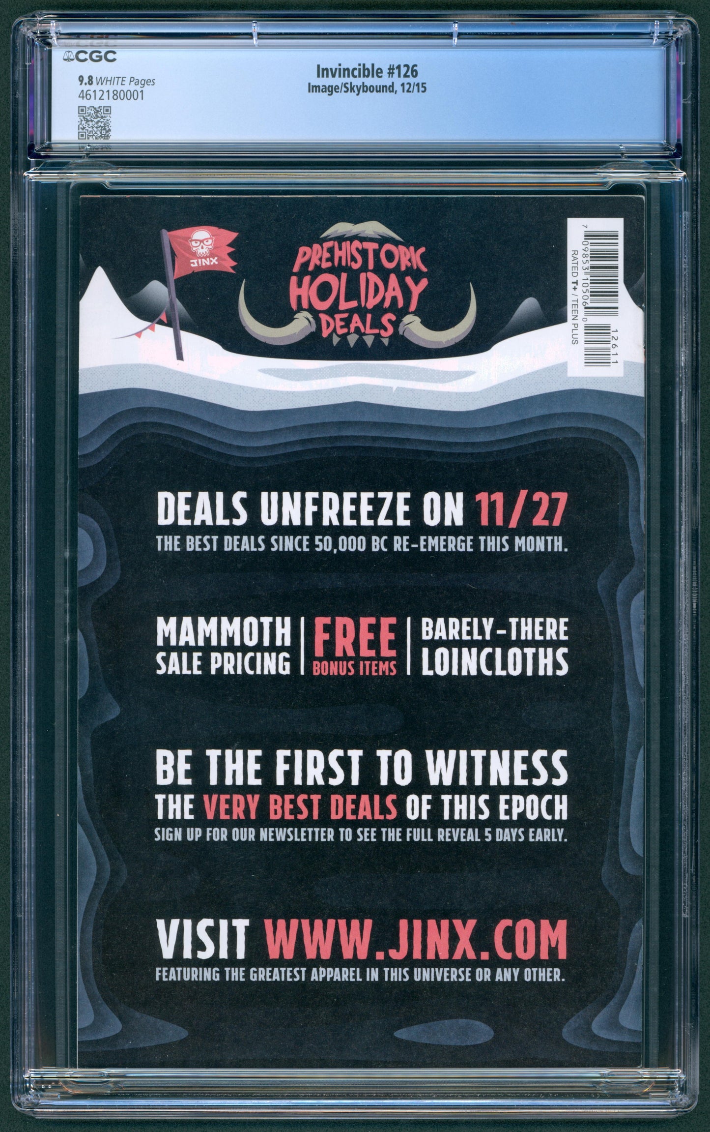 Invincible #126 CGC 9.8