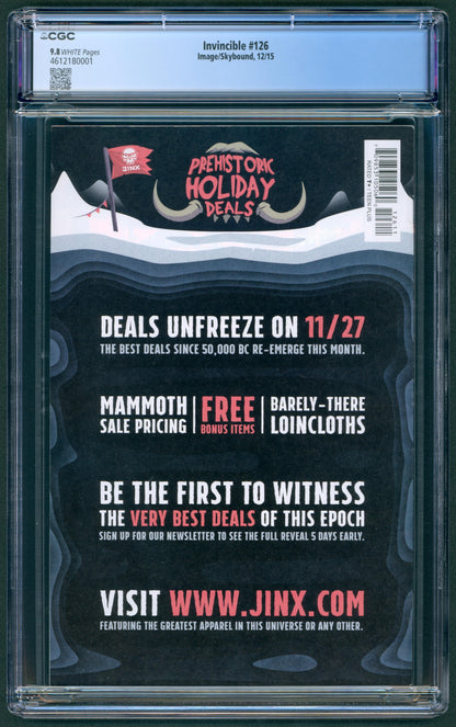 Invincible #126 CGC 9.8