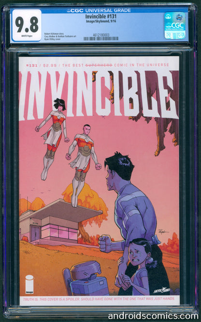 Invincible #131  CGC 9.8