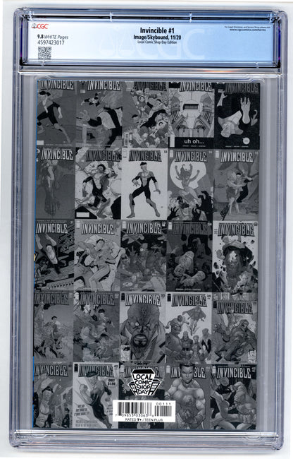 Invincible #1 CGC 9.8 Local Comic Shop Day Edition
