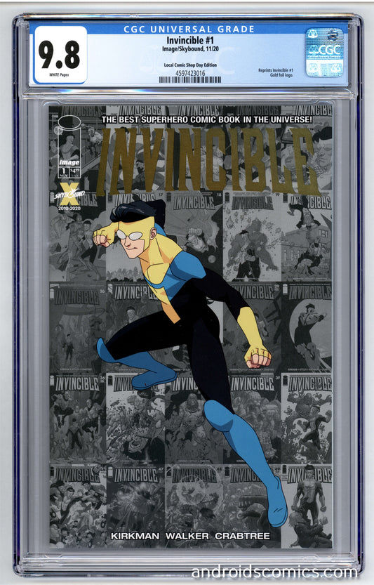 Invincible #1 CGC 9.8 Local Comic Shop Day Edition